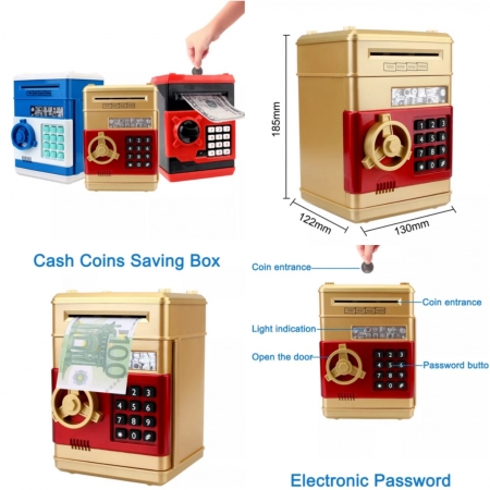 Automatic electronic home piggy bank